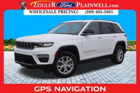 White 2022 Jeep Grand Cherokee Limited for sale in Plainwell, MI