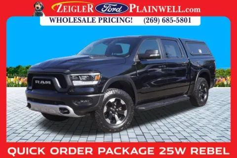 Black 2021 Ram 1500 Rebel for sale in Plainwell, MI