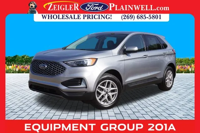 Silver 2023 Ford Edge SEL for sale in Plainwell, MI