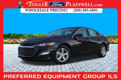 Black 2022 Chevrolet Malibu LS for sale in Plainwell, MI