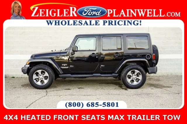 2016 Jeep Wrangler Unlimited Sahara for sale in Plainwell, MI