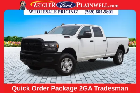 White 2023 Ram 3500 Tradesman for sale in Plainwell, MI