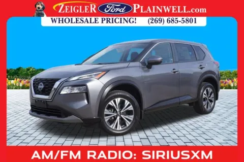 Gray 2022 Nissan Rogue SV for sale in Plainwell, MI
