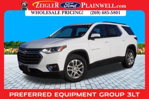 White 2019 Chevrolet Traverse 3LT for sale in Plainwell, MI