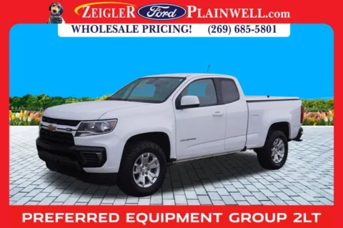 White 2022 Chevrolet Colorado LT for sale in Plainwell, MI