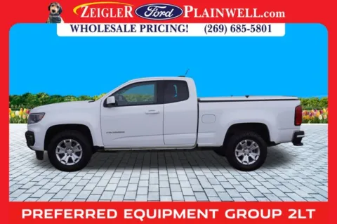 White 2022 Chevrolet Colorado LT for sale in Plainwell, MI