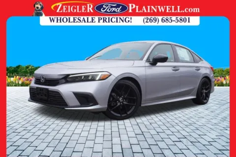 Silver 2024 Honda Civic Sport for sale in Plainwell, MI