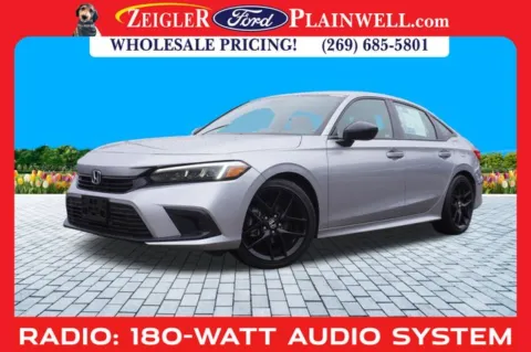 Silver 2024 Honda Civic Sport for sale in Plainwell, MI