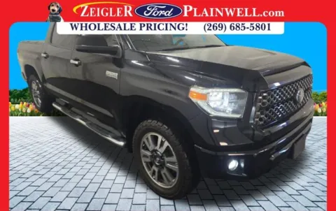 Blue 2020 Toyota Tundra Platinum for sale in Plainwell, MI