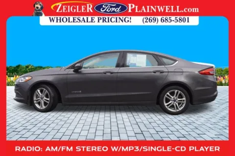 Photos of 2018 Ford Fusion Hybrid S for sale in Plainwell, MI at Zeigler Ford of Plainwell