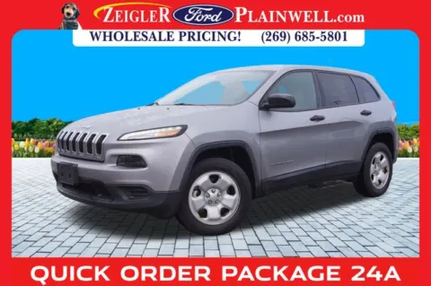 Silver 2016 Jeep Cherokee Sport for sale in Plainwell, MI