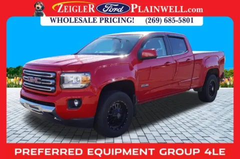 Red 2015 GMC Canyon SLE1 for sale in Plainwell, MI