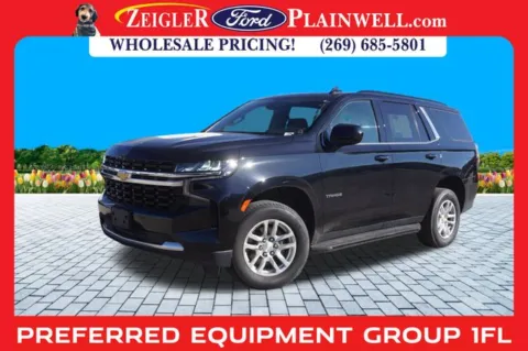 Black 2022 Chevrolet Tahoe Commercial Fleet for sale in Plainwell, MI