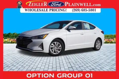 White 2019 Hyundai Elantra SE for sale in Plainwell, MI