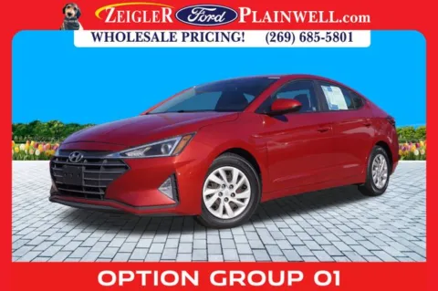 Red 2019 Hyundai Elantra SE for sale in Plainwell, MI