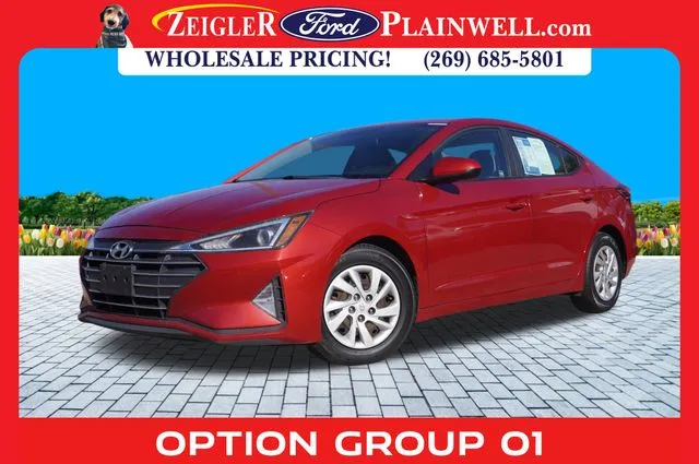 Used 2019 Hyundai Elantra SE with VIN 5NPD74LF3KH492534 for sale in Plainwell, MI
