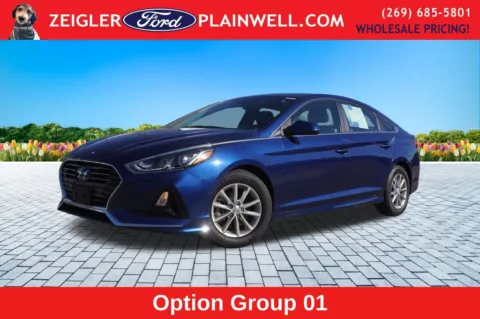 Blue 2018 Hyundai Sonata ECO for sale in Plainwell, MI