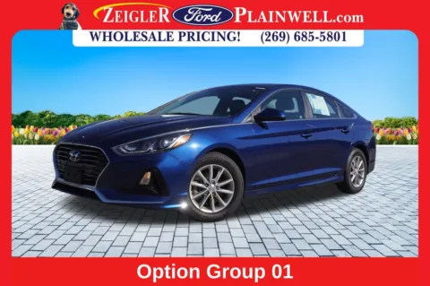 Blue 2018 Hyundai Sonata ECO for sale in Plainwell, MI