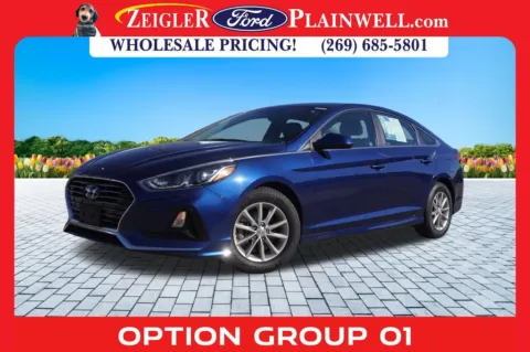 Blue 2018 Hyundai Sonata ECO for sale in Plainwell, MI