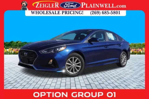 Blue 2018 Hyundai Sonata ECO for sale in Plainwell, MI