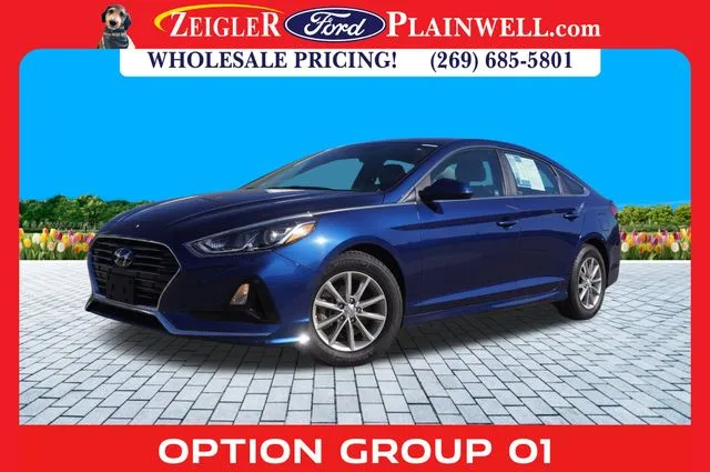 Blue 2018 Hyundai Sonata ECO for sale in Plainwell, MI