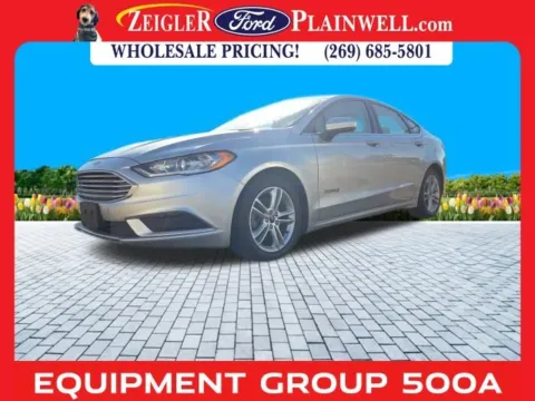 Silver 2018 Ford Fusion Hybrid S for sale in Plainwell, MI