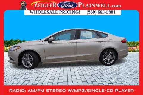 Photos of 2018 Ford Fusion Hybrid S for sale in Plainwell, MI at Zeigler Ford of Plainwell