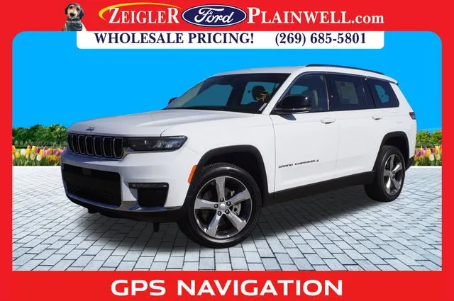 White 2021 Jeep Grand Cherokee L Limited for sale in Plainwell, MI