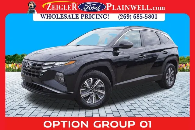 Black 2023 Hyundai Tucson Hybrid Blue for sale in Plainwell, MI