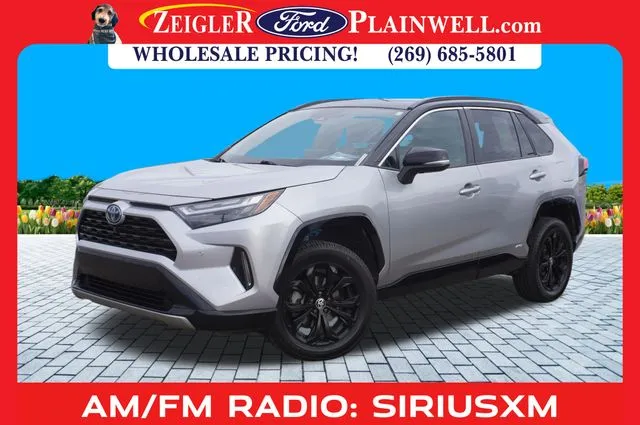 Black 2022 Toyota RAV4 Hybrid XSE for sale in Plainwell, MI