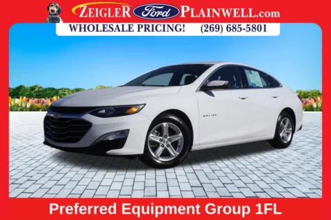 White 2024 Chevrolet Malibu LS for sale in Plainwell, MI