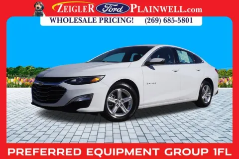 White 2024 Chevrolet Malibu LS for sale in Plainwell, MI