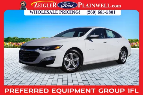 White 2024 Chevrolet Malibu LS for sale in Plainwell, MI