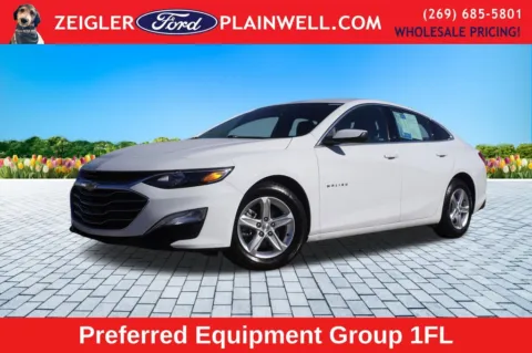 White 2024 Chevrolet Malibu LS for sale in Plainwell, MI