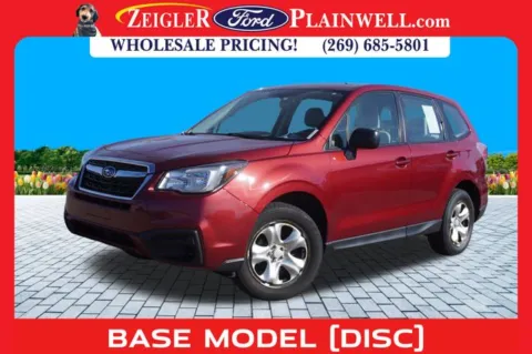Red 2017 Subaru Forester 2.5i for sale in Plainwell, MI