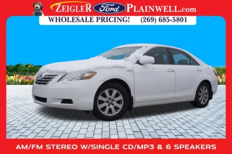 White 2008 Toyota Camry Hybrid for sale in Plainwell, MI