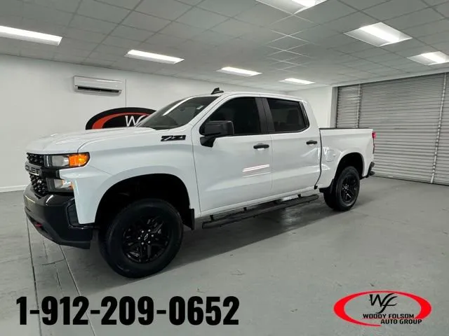 White 2021 Chevrolet Silverado 1500 Custom Trail Boss for sale in Baxley, GA