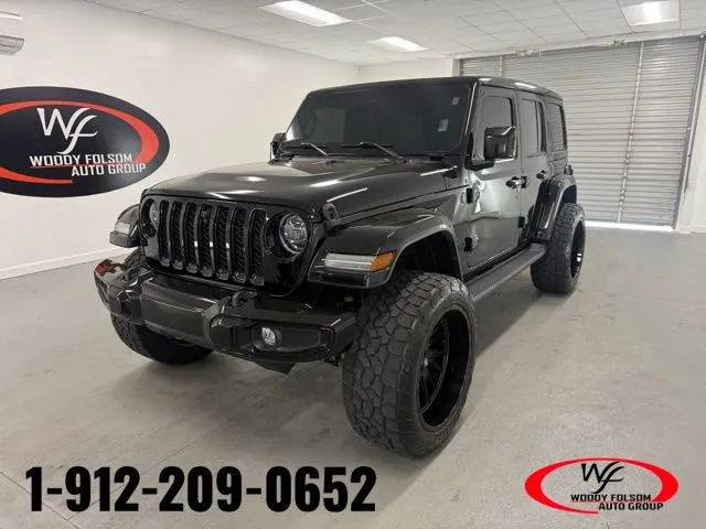 Black 2021 Jeep Wrangler Unlimited Sahara High Altitude for sale in Baxley, GA