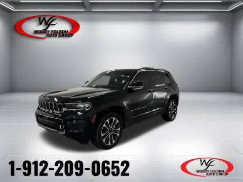Black 2022 Jeep Grand Cherokee Overland for sale in Baxley, GA