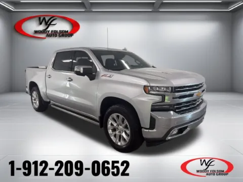 Silver 2021 Chevrolet Silverado 1500 LTZ for sale in Baxley, GA