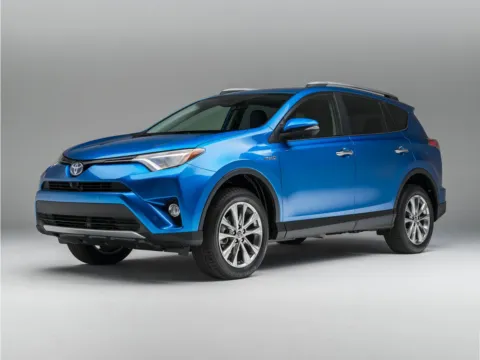 White 2017 Toyota RAV4 Hybrid Limited for sale in Baxley, GA