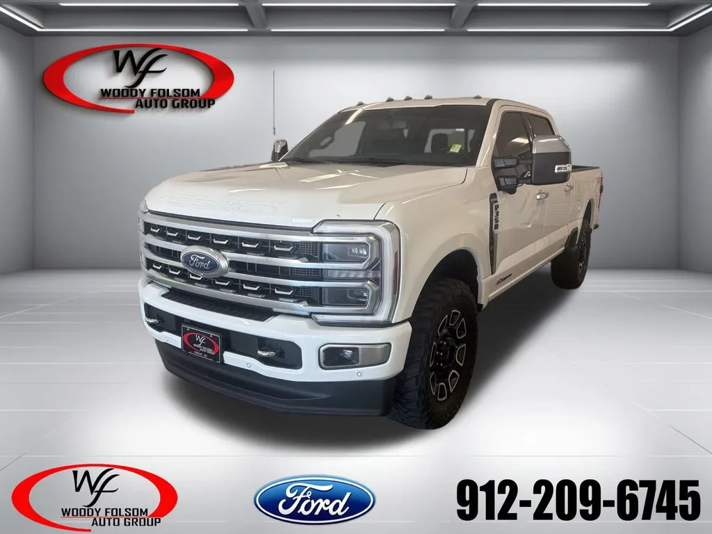 White 2024 Ford Super Duty F-350 SRW Platinum for sale in Baxley, GA