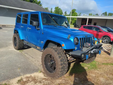 Blue 2014 Jeep Wrangler Unlimited Polar Edition for sale in Vidalia, GA