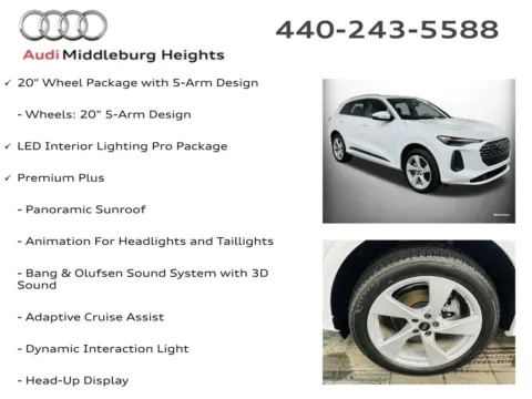 More photos of 2025 Audi All-new Q5 2.0T Premium Plus at Audi Middleburg Heights, OH