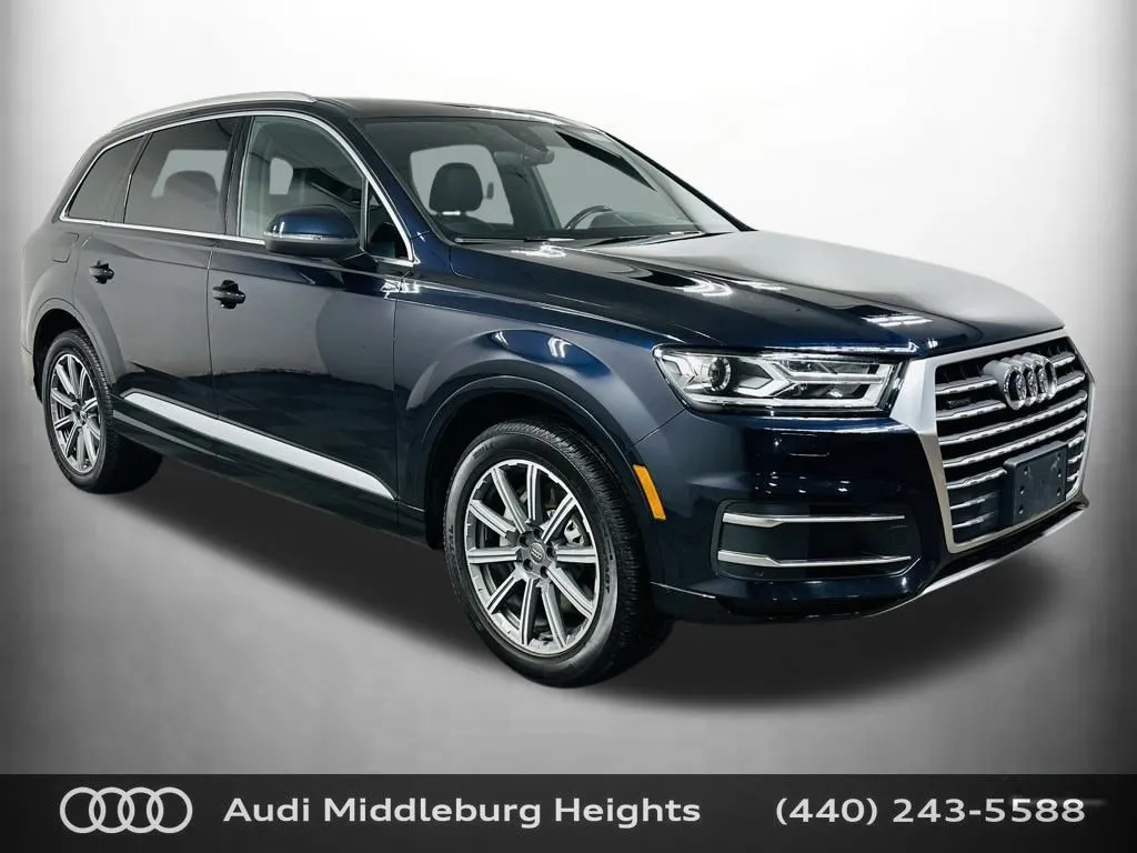 Blue 2018 Audi Q7 2.0T Premium Plus for sale in Middleburg Heights, OH