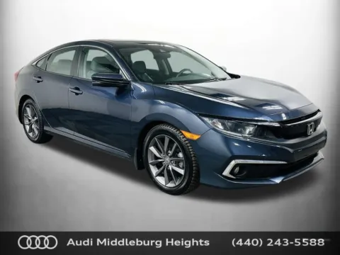Gray 2021 Honda Civic EX for sale in Middleburg Heights, OH