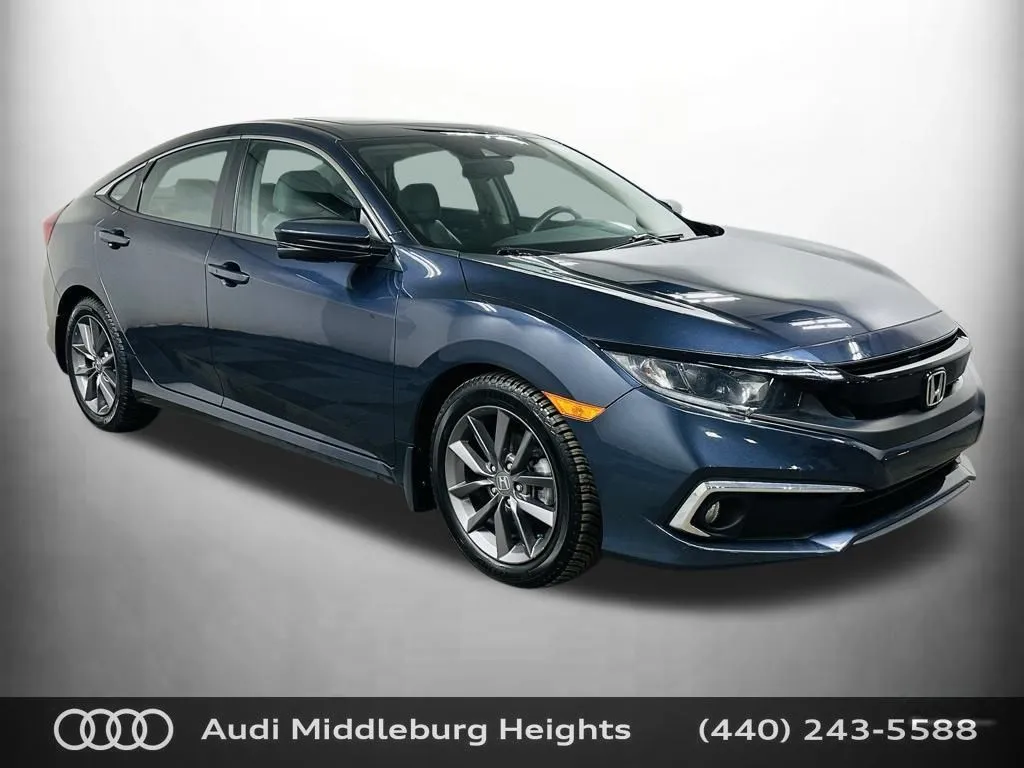 Gray 2021 Honda Civic EX for sale in Middleburg Heights, OH