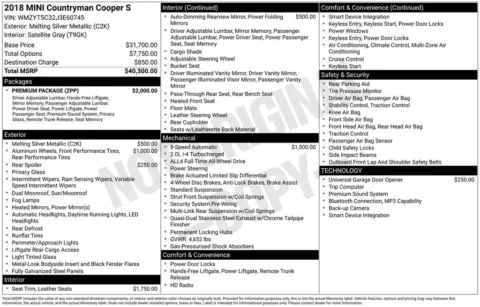 Another view of 2018 MINI Cooper S Countryman for sale in Middleburg Heights, OH at Audi Middleburg Heights