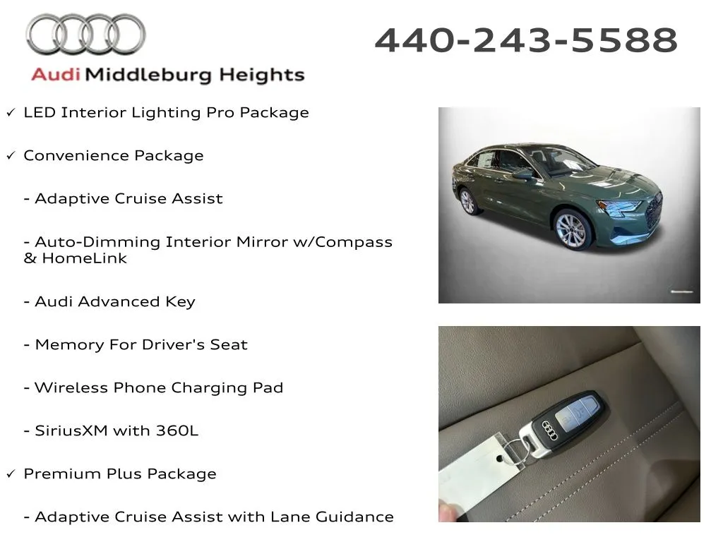 2026 Audi A3 Premium Plus