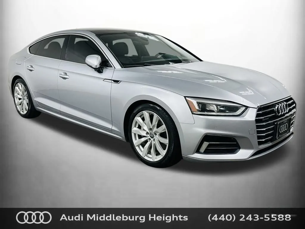 Silver 2018 Audi A5 2.0T Premium Plus for sale in Middleburg Heights, OH